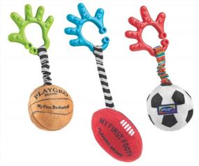 img 2 attached to Your Little Athlete'S Playtime Companion: Playgro Baby Sports Balls!