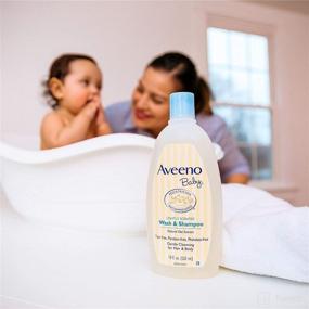 img 2 attached to Aveeno Baby Shampoo Natural Tear Free Baby Care best - Bathing
