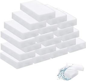 img 4 attached to 🧽 20-Pack Extra Durable Eraser Sponge: Premium Melamine Sponges for Efficient Cleaning – Ideal for Bathroom, Kitchen, Floor, Bathtub, Sink, Toilet, Baseboard, Wall Cleaner (White)