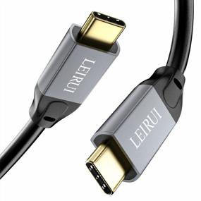 img 4 attached to USB-C Cable, 240W Fast Charging Cord, 1.64FT USB C 3.2 20Gbps Data Transfer 4K@60Hz Video For Samsung Thunderbolt 3/4 Oculus Quest Switch IMac MacBook IPad Pro Dell XPS