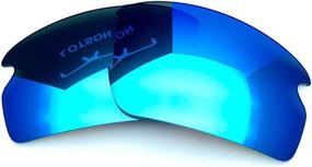 img 4 attached to 🕶️ LOTSON Polarized Replacement Lenses for Oakley Men's Sunglasses & Eyewear Accessories