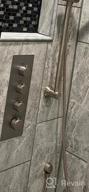 img 1 attached to Efficient 5-Function Brass Thermostatic Shower Valve Kit With Concealed Water Diverter And 6 Round Handles In Brushed Nickel review by Dustin Barry
