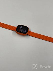 img 7 attached to Жесткий чехол из 2 упаковок, совместимый с Apple Watch Series 8/7, 45 мм, закаленное стекло 9H, защитная пленка для экрана — [сенсорный] [HD Clear], тонкий бампер [полная защита] — черный