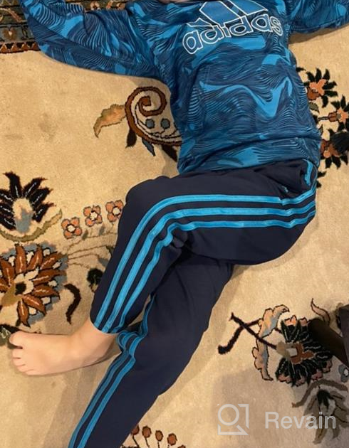 img 1 attached to 🌲 adidas Boy's Camouflage Fleece Hoodie and Joggers Set review by Anthony Tegan