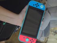 img 1 attached to Tomtoc Nintendo Switch Protective Case Bundle - Liquid Silicone Grip Cover With Shock-Absorption, Detachable Joy-Con Support, 2 Screen Protectors, And Switch Stand review by Jon Cherian