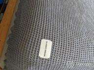 img 1 attached to Bobor Bamboo Waffle Pattern Weave Cooling Blanket - Soft And Lightweight Summer Blanket For A Cool Night'S Sleep, Ideal Home Decor For Couch And Bed (59"X79", Dark Grey) review by Andrew Woodruff