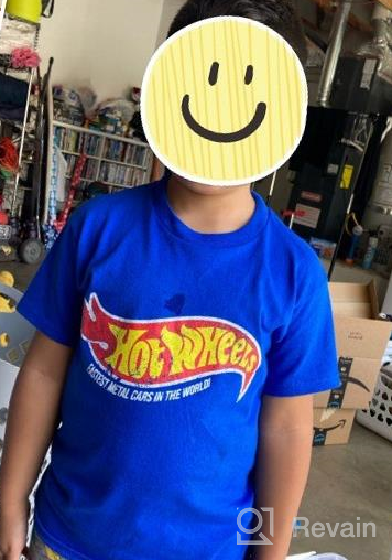 img 1 attached to 🚗 Boys Hot Wheels Short Sleeve Shirt - Cars Tee - Short Sleeve Boys Shirt review by Tyrell Christmas