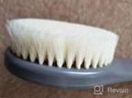 img 1 attached to Get Smooth, Cleansed Skin With Our Exfoliating Shower Brush - Long Handle, Mold-Resistant, With Moderate Bristles - Perfect For Dry Or Wet Brushing review by Julie Keever