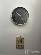 картинка 1 прикреплена к отзыву Rose Gold 13 Inch Silent Non-Ticking Quartz Sweep Battery Operated Wall Clock Decorative Home Office Clocks от Deep Echemendia
