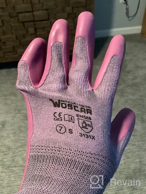 img 1 attached to Get The Job Done With Wostar Working Texture Gloves: Perfect For Coating And Gardening Tasks review by Roberto Nastanovich