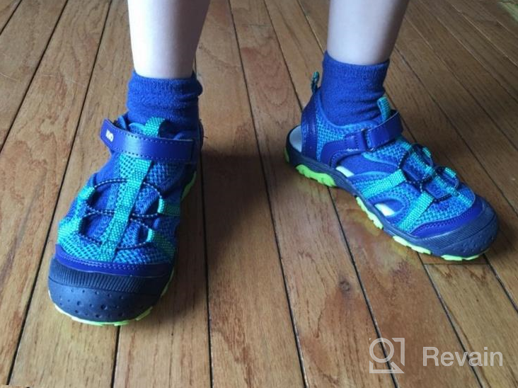 img 1 attached to 👟 Premium UOVO Sandals: Toddler Athletic Outdoor Boys' Shoes for Sandals - Comfortable and Durable Footwear review by Draek Villareal