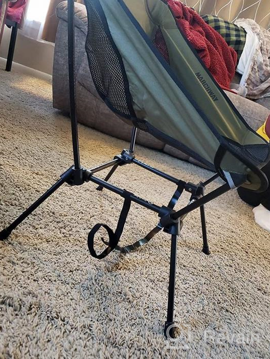 img 1 attached to Ultralight Folding Camping Chair By MARCHWAY - Heavy Duty Portable Compact For Outdoor Adventures! review by Roberto Strumer