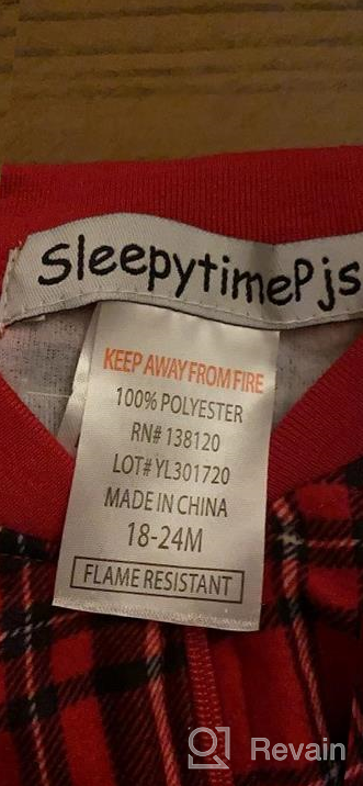 img 1 attached to 🎄 Family Matching Plaid Flannel Pajama Sets - SleepytimePJs Christmas Collection review by Duke Ballard