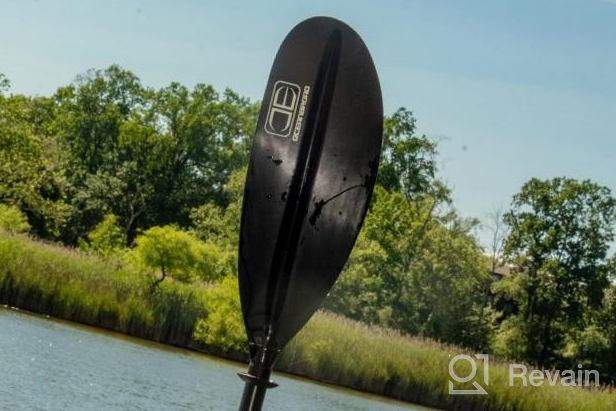 img 1 attached to OceanBroad Kayak Paddle 218cm-241cm - Durable Alloy Shaft Oar for Kayaking and Boating - Includes Paddle Leash review by Matt Mosley