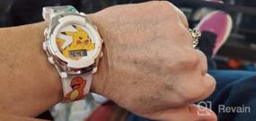 img 4 attached to Pokémon Boys' Stainless Steel Analog-Quartz Watch with Plastic Strap, Multi-color, Size 23 (Model: POK4186AZ)