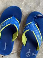 img 1 attached to Comfortable Boys' Summer Sandals: Aleader Outdoor Slide Shoes review by Mack Cruz