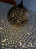 img 1 attached to Decorative Solar Lanterns For Outdoor Hanging - Waterproof Metal Moon Sun Design For Garden, Patio, Pathway And Yard - Bronze review by Pete Gibson
