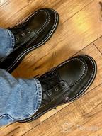 img 1 attached to Men'S Thorogood American Heritage 6” Moc Toe Soft Toe Work Boot - Premium Full-Grain Leather, Slip-Resistant Wedge Outsole & Comfort Insole; EH Rated review by Tommy Abreu