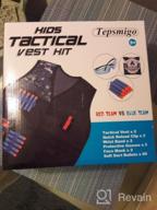 img 1 attached to Tepsmigo 2-Pack Tactical Vest Kit For Kids Boys Girls 5+ With 100 Refill Darts, 2 Reload Clips, Face Tube Masks, Hand Wrist Bands & Protective Glasses review by Don Devine