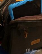 img 1 attached to Men'S 10" IPad Travel School Small Canvas Messenger Bag Purse Shoulder Crossbody Bag Tablet Bag - Plambag review by Samuel Naidu