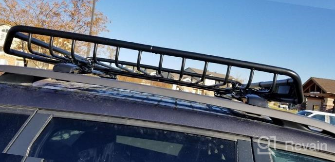 img 1 attached to MotorFansClub Roof Rack Cross Bars For Jeep Cherokee 2014-2019 | Aluminum Cargo Luggage Rail (Not Compatible With Grand Cherokee) review by Kevin Cole