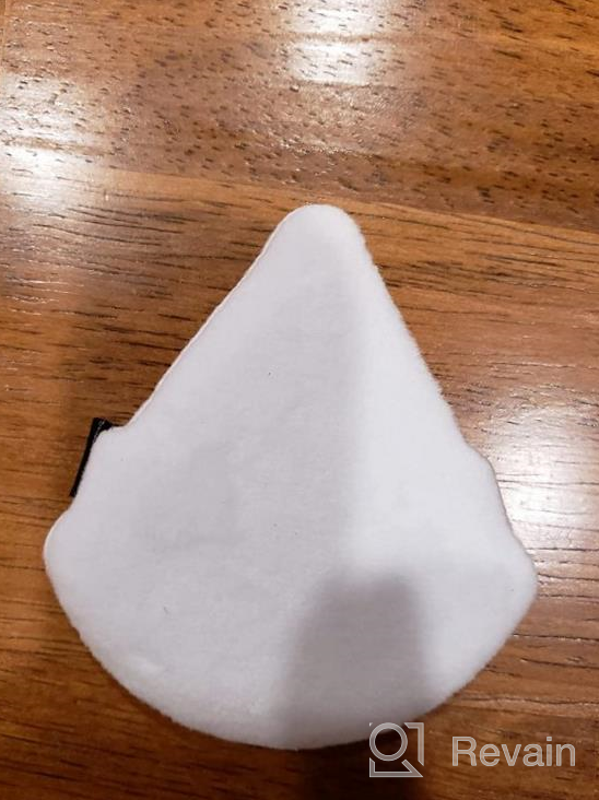 img 1 attached to Set Of 6 Magefy Triangle Makeup Puffs - Soft, White And Black Cosmetic Powder Puffs For Face Powder, Foundation, And Beauty Applications review by Tony Andrews