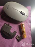 img 1 attached to Logitech M170 Wireless Mouse: 🖱️ Optical Tracking, 12-Month Battery, for PC/Mac/Laptop, Black review by Kenta Saito ᠌