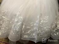 img 1 attached to 💃 Elegant Sleeveless Wedding and Pageant Girls Clothing by AbaoSisters review by Wendy Zhao