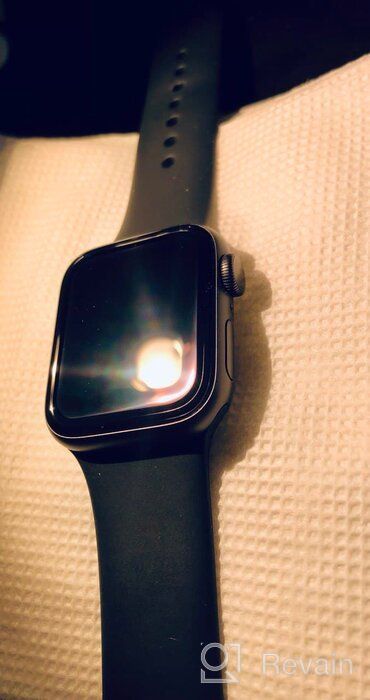 img 2 attached to Renewed Apple Watch Series 5 - 40MM GPS + Cellular in Gold Aluminum Case with Pink Sport Band review by Aneta Laskowska ᠌