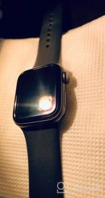 img 5 attached to Восстановленные Apple Watch Series 5 - 40 мм GPS + клеточная связь в золотом алюминиевом корпусе с розовым спортивным ремешком