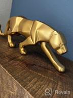 img 1 attached to Exotic Artwork: Hand-Crafted Panther Sculpture For Modern Home Decor By FJWYSANGU review by Michael Reddy