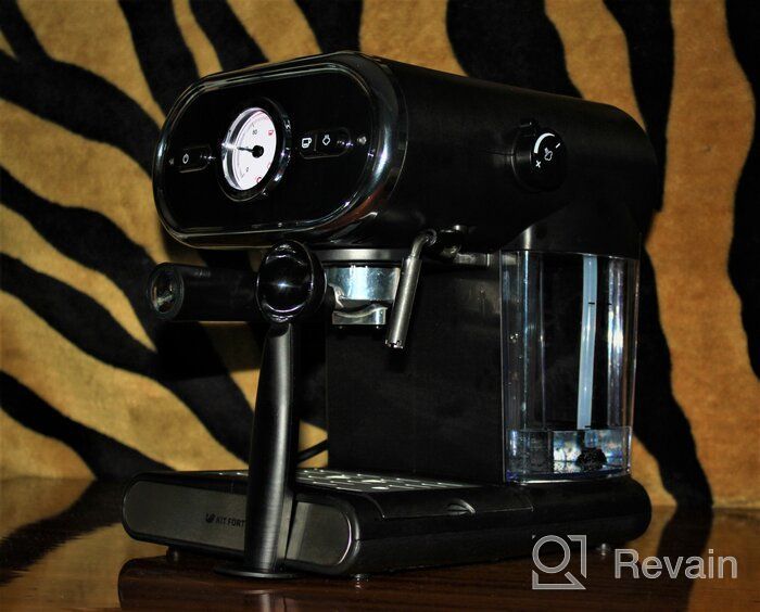 img 1 attached to Rozhkovy coffee maker Kitfort KT-702, black review by Edyta Edzia ᠌