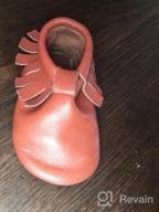 img 1 attached to Hard Soled Leather Baby Moccasins With Tassel Design For Boys And Girls - Hongteya Crib And Toddler Shoes review by Gregory Shorunov