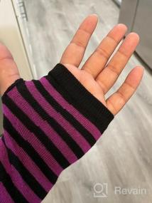 img 5 attached to Длинные перчатки без пальцев в стиле панк, готический рок