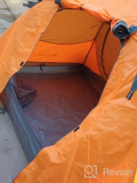 img 1 attached to BISINNA 2-Person Double Layer Backpacking Tent With Two Doors, Lightweight, Waterproof, Easy Setup, Large Space, Ideal For Camping, Hiking, Traveling, And Hunting During 3 Seasons review by Mason Gordon