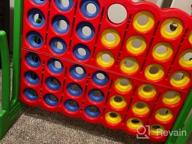 img 1 attached to Giant 4-In-A-Row Premium Plastic Game Set With Carry Bag - BPA Free & Red/Green - Amazon Basics review by Adam Cornelison