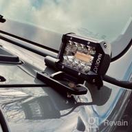 img 1 attached to Upgrade Your Off-Roading Experience With NAOEVO 4: 120W LED Light Pod With 6 Modes, Memory Function, And Waterproof Build For Truck Or Boat review by Patrick Ordonez