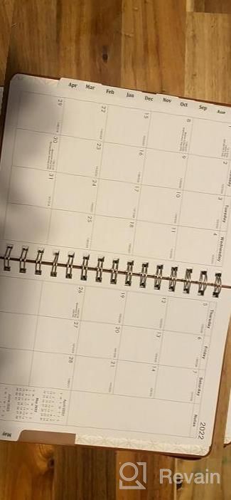 img 1 attached to 2023 Planner: 6.3" X 8.4", Monthly Tabs, Faux Leather Hardcover & Twin-Wire Binding - Perfect Life Assistant review by Tamika Lawrence
