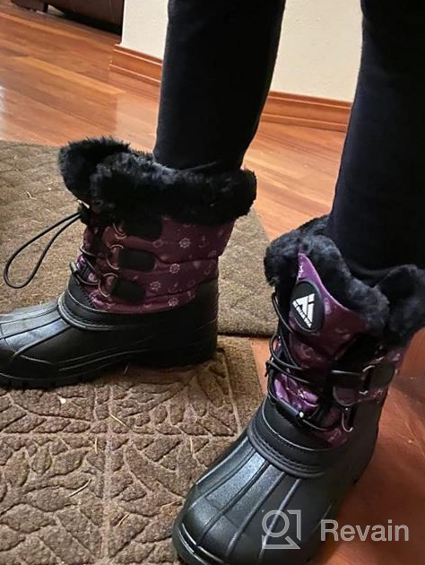 img 1 attached to 🥾 Mishansha Boys' Resistant Antislip Weather Boots - Outdoor Shoes review by Ricky Snyder