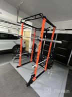 img 1 attached to Complete Home Gym Package: 1000LBS Power Cage, Weight Bench, Barbell Set W/ Olympic Barbell - RitFit Garage & Home Gym review by Clinton Delgado