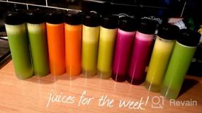 img 7 attached to 12 Pack 12Oz Reusable PET Juice Bottles With Lids - Perfect For Storing Juices, Milk & More!