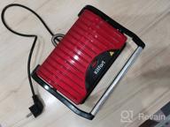 img 1 attached to Sandwich maker Kitfort KT-1609 Panini Maker, red review by Franciszka Duda ᠌