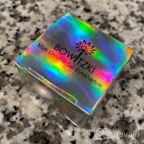 img 7 attached to Bowitzki Sunset Multi Chrome Eyeshadow: Long-Lasting Gel Makeup For Shimmering Multichrome Eyes With No Creasing