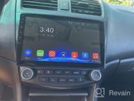 img 1 attached to 10" Touch Screen Car Stereo Head Unit With Apple CarPlay And Android Auto For 2003-2007 Honda Accord By AWESAFE review by Michael Foster