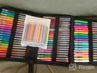 img 1 attached to Complete Set Of 120 Artist Gel Pens With 28 Glitter, 12 Metallic, 11 Pastel And 9 Neon Colors, Including 60 Refills And Coloring Book For Effortless Artwork Creation review by Brad Cash