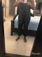 img 1 attached to Off-Shoulder Jumpsuit For Women: Elastic Waist, Pockets, And Stretchy Fabric – Perfect For Casual Wear And Comfort review by Michael Dixon