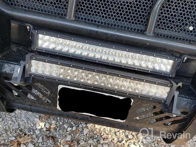 img 1 attached to 22Inch 150W Spot Flood Combo Beam Amber White LED Work Light Bar For Offroad SUV ATV UTV Pickup Truck Boat By Nilight - 2 Years Warranty review by Mysocalled Gaultier