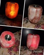 img 1 attached to Bring Serenity Home: Hand Carved Natural Rose Quartz Crystal Lamp With Dimmer Switch And Bulbs review by Michael Hawkins
