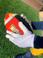 img 1 attached to EliteTek RG-14: Youth Football Gloves - No Wrist Strap, Superior Fit & Easy Slip-On Design for Kids review by Steve Yang