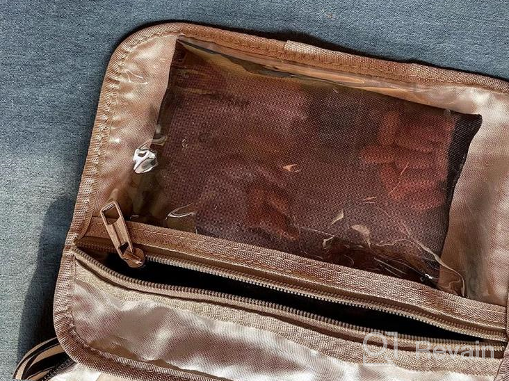 img 1 attached to Organize Your Toiletries On-The-Go With The Hanging Travel Toiletry Bag - Large Capacity And 4 Compartments For Women, Perfect For Daily Use, Travel And Gifting! review by Mysocalled Gaultier